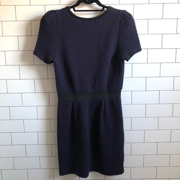 SANDRO “Lauralie” Quilted Stretch Mini-Dress - Picture 4 of 4